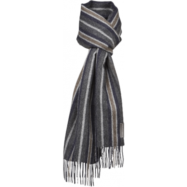 Sjaal Salta-Blue-Grey-Stripes 30x200cm